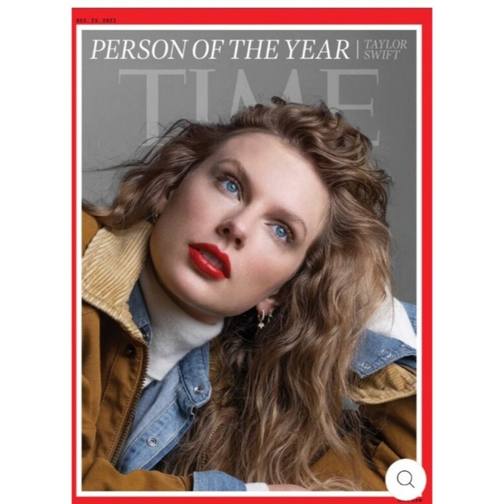Taylor Swift Time Magazine  Person of the Year Dec 2023 Cover 1 New